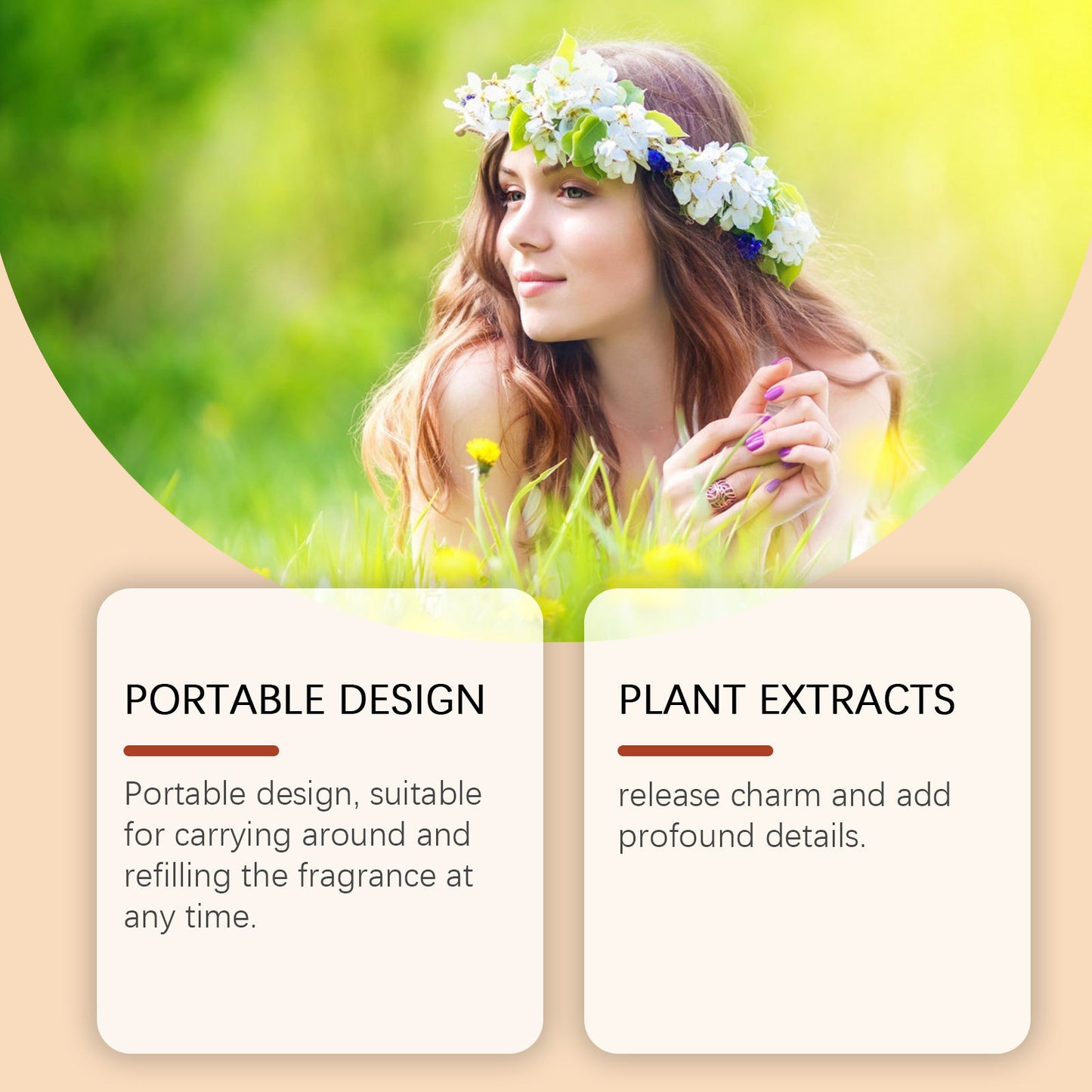 عطر زهور الحمضيات، محمول، يدوم طويلاً